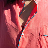 ISSIMO X Schostal Unisex Nightshirt - Orange & Turquoise