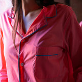 ISSIMO X Schostal Unisex Pyjama - Orange & Turquoise