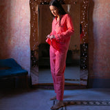ISSIMO X Schostal Unisex Pyjama - Orange & Turquoise