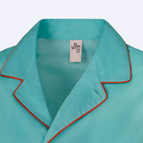 ISSIMO X Schostal Unisex Pyjama - Turquoise & Orange