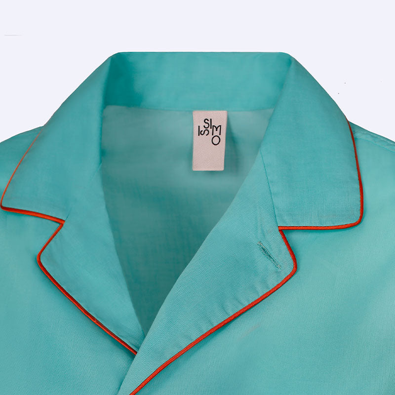 ISSIMO X Schostal Unisex Pyjama - Turquoise & Orange