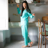 ISSIMO X Schostal Unisex Pyjama - Turquoise & Orange