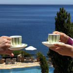ISSIMO X Villeroy & Boch Striped Espresso Cup and Saucer, Set of 2