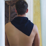 ISSIMO Cashmere Blue Navy Triangle Scarf