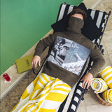 Maglione in cashmere ISSIMO verde oliva