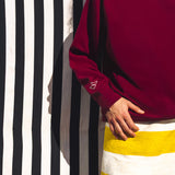 ISSIMO Hotel Il Pellicano Crewneck Burgundy