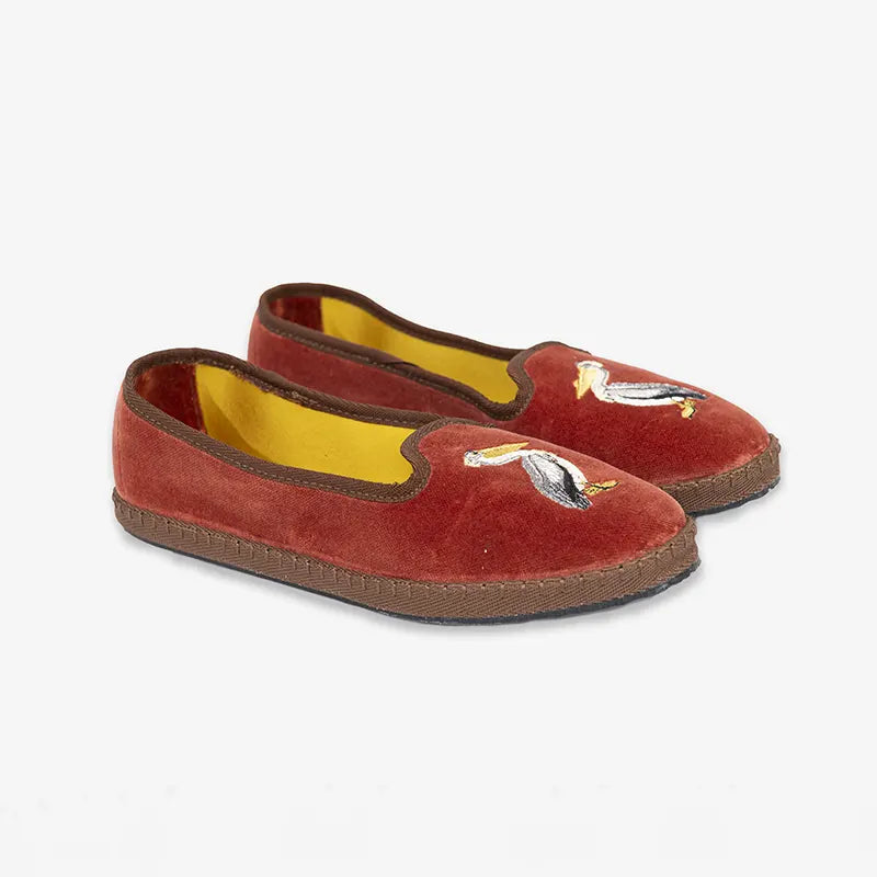 ISSIMO X Allagiulia Artisanal Brick Embroidery Loafers