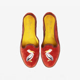 ISSIMO X Allagiulia Artisanal Brick Embroidery Loafers