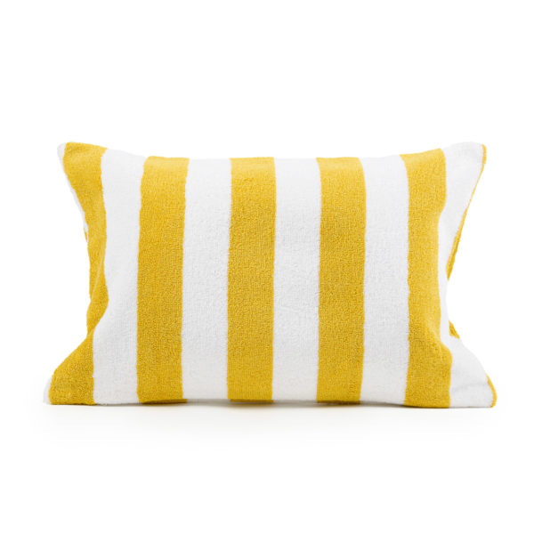ISSIMO x Rivolta Carmignani Yellow Terrycloth Mini Pillow