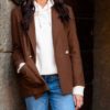Issimo x Lodental coat, brown CHICISSIMO