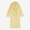Max Mara 101801 Light Yellow Jersey Coat
