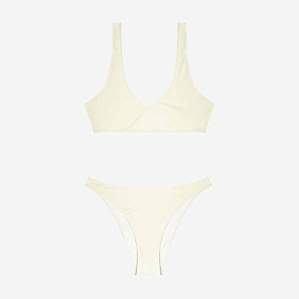 Lido Trentuno Bikini - Ivory - 100% Lycra - CHICISSIMO - Beachwear