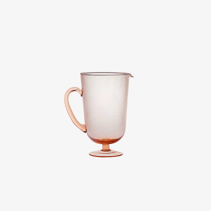 Bitossi Home diseguale collection jug c piede, rose home decor ISSIMO