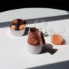 Editions Milano versi carafe small b, red and white lifestyle eggs home decor ISSIMO
