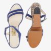 Ferragamo's Creations rombi sandal 1943, blue multicolor sole fashion ISSIMO