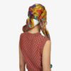 Ferragamo's Creations silk knit top, multicolor back detail fashion ISSIMO