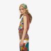 Ferragamo's Creations silk knit top, multicolor side fashion ISSIMO