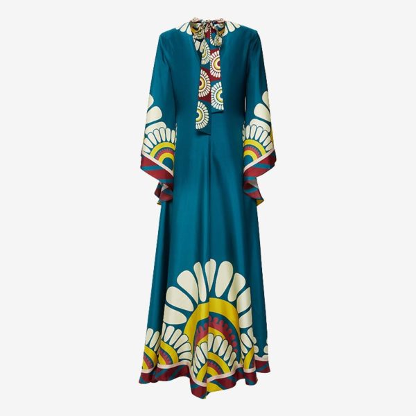 ISSIMO x La DoubleJ Magnifico Dress - Blue Solar Placée - Issimo