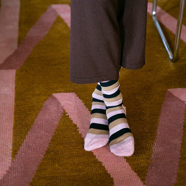 ISSIMO x Schostal unisex stripes socks fashion ISSIMO