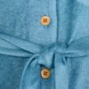Giuliva Heritage The Giulietta Jacket, terrycloth sky blue button detail fashion ISSIMO