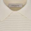 Giuliva Heritage The Siena Sweater Cotton Knit, ecru collar detail fashion ISSIMO