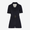 Giuliva Heritage The Sienna Jumpsuit, cotton terrycloth navy blue front fashion ISSIMO