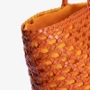 Iacobella circe vienna tote orange, detail bags accessories ISSIMO