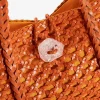 Iacobella circe vienna tote orange, quartz detail bags accessories ISSIMO