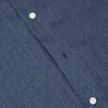 Battistoni cotton sport shirt, blue denim buttons detail fashion ISSIMO