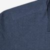 Battistoni cotton sport shirt, blue denim fabric detail fashion ISSIMO