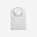 Battistoni double use linen shirt, white front fashion ISSIMO