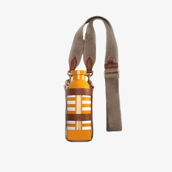 Officina Del Poggio bottle bag with bottle strap tan, fashion ISSIMO