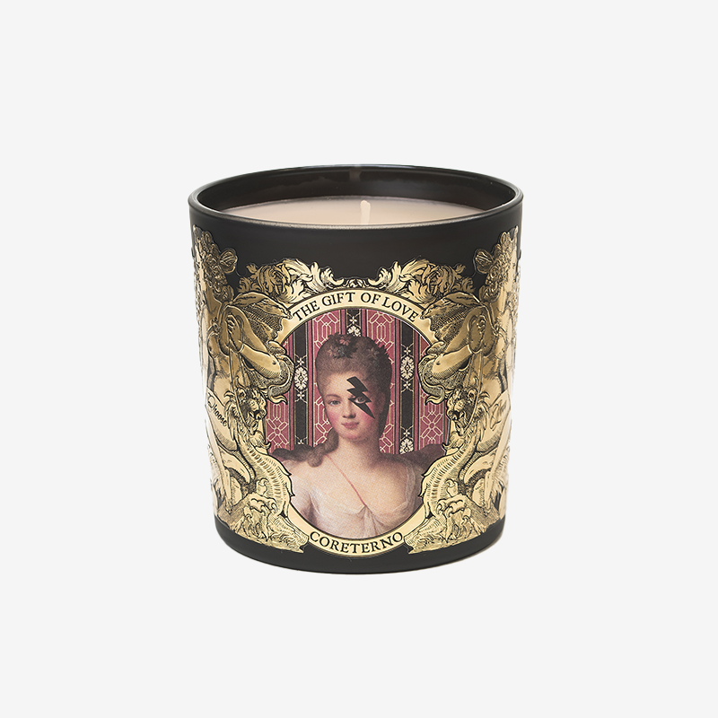 Coreterno The Gift Of Love – Flowery Cofee Scentend Candle BellISSIMO Home Decor