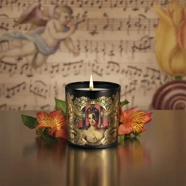 Coreterno The Gift Of Love – Flowery Cofee Scentend Candle. BellISSIMO Home Decor