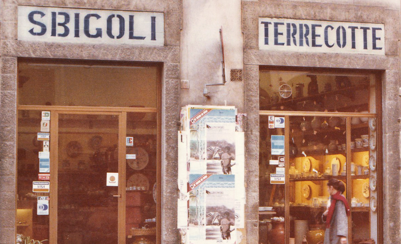 ISSIMO Four Cities, Four Artisans. One of our favourite Sbigoli Terrecotte, Lorenza Adami, Florence Italy