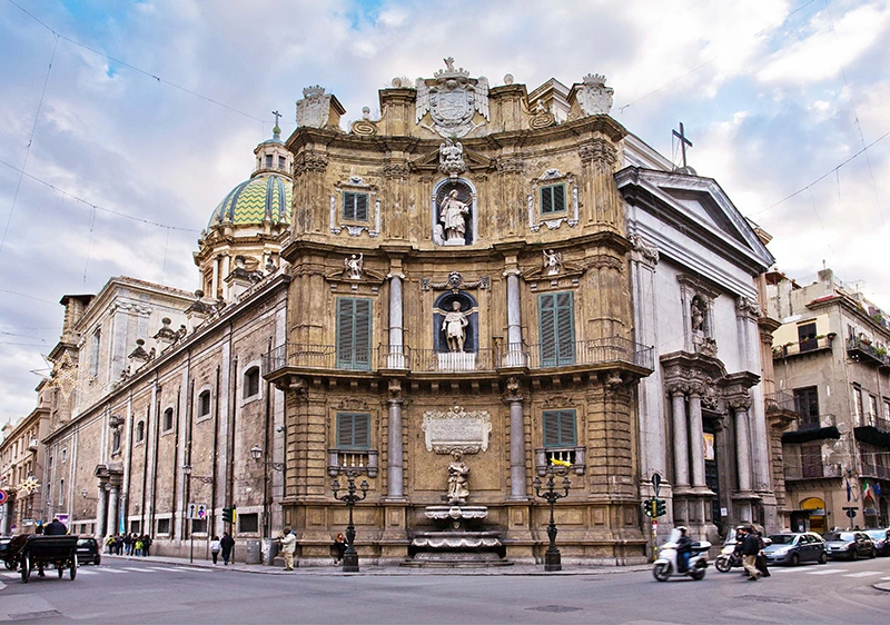 Square I Quattro Canti , Palermo civic heart