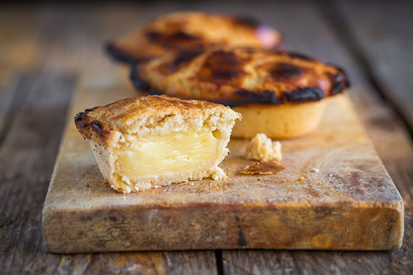 Traditional dessert, Pasticciotto leccese. Puglia, Italy