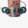 Arianna De Luca Sugo Lamp, pink green detail home decor ISSIMO