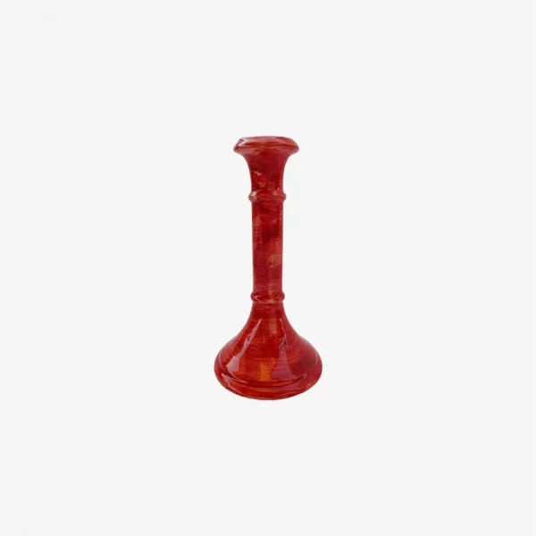 Issimo Vio's Rouge Candle Holder Set of 2tableware kitchen home decor red ceramic bellissimo