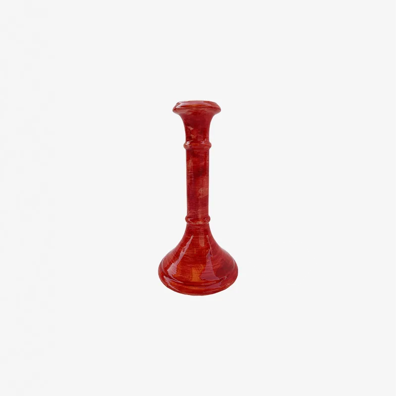 Issimo Vio's Rouge Candle Holder Set of 2tableware kitchen home decor red ceramic bellissimo