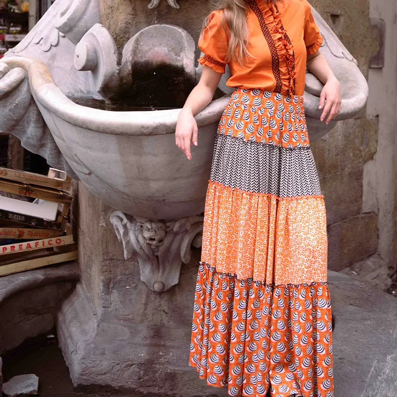 The Denim Maxi Skirt Is Back Once Again | Fashion | Grazia