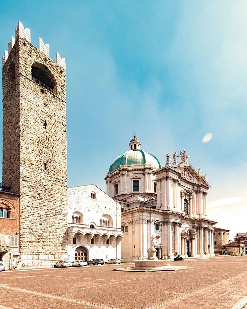 Italy’s Capital of Culture for 2023. Brescia, piazza del foro