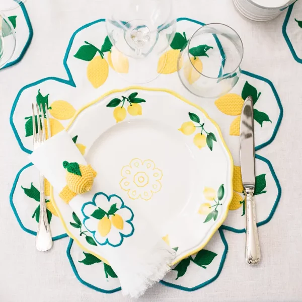 Cibelle puglia tableware linen home decor bellissimo limoni