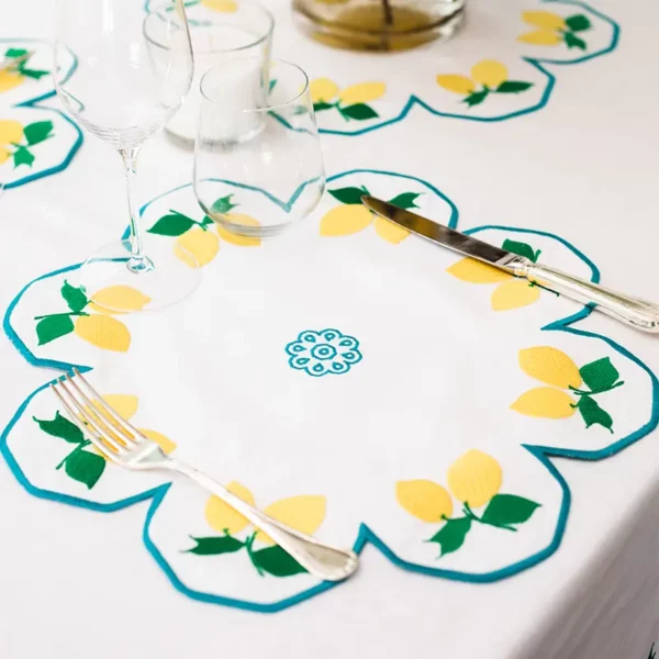 Cibelle puglia tableware linen home decor bellissimo limoni