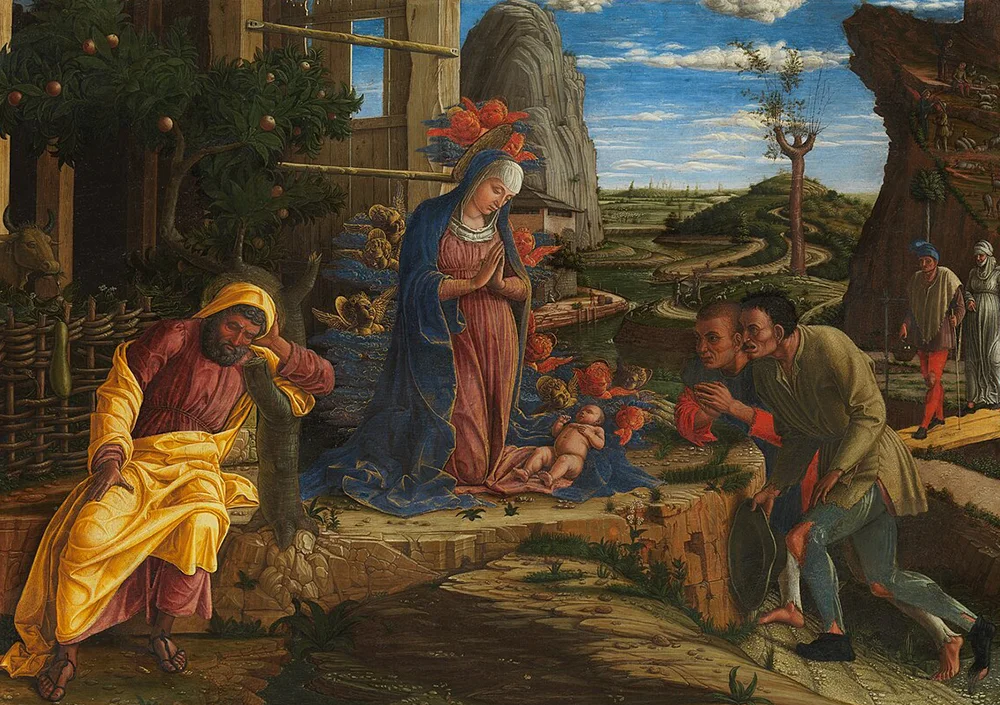 Andrea Mantegna, Nativity Scene 1450–1451