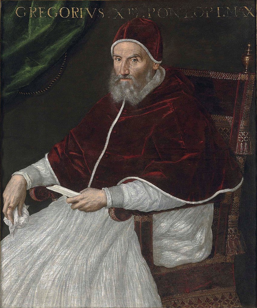 Portrait of Pope Gregory XIII by Lavinia Fontana