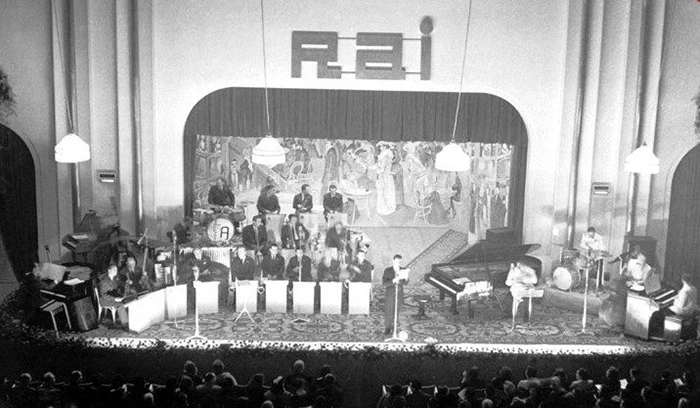 Sanremo in early 1950's. Annual song contest